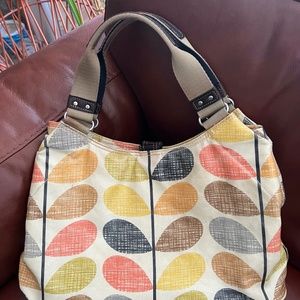 Orla Kiely Floral Print Shoulder Bag